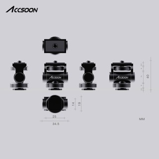 Accsoon ACC15 Multidirectional Cold Shoe Adaptor Accsoon ACC15 Multidirectional Cold Shoe Adaptor