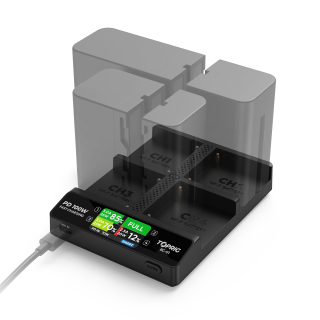 Accsoon BC01 Toprig 100W Fast Charger for NP-F batteries Accsoon BC01 Toprig 100W Fast Charger for NP-F batteries