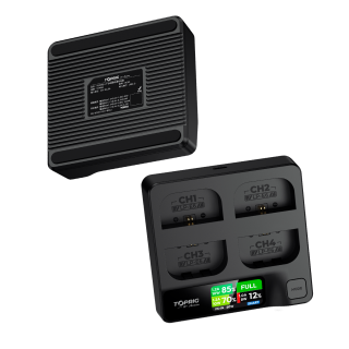 Accsoon BC03 Toprig 100W 4-Bay LP-E6 Fast Charger Accsoon BC03 Toprig 100W 4-Bay LP-E6 Fast Charger