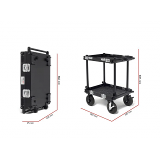 Adicam MINI+ Cart on 10″ wheels Black Edition Adicam MINI+ Cart on 10″ wheels Black Edition