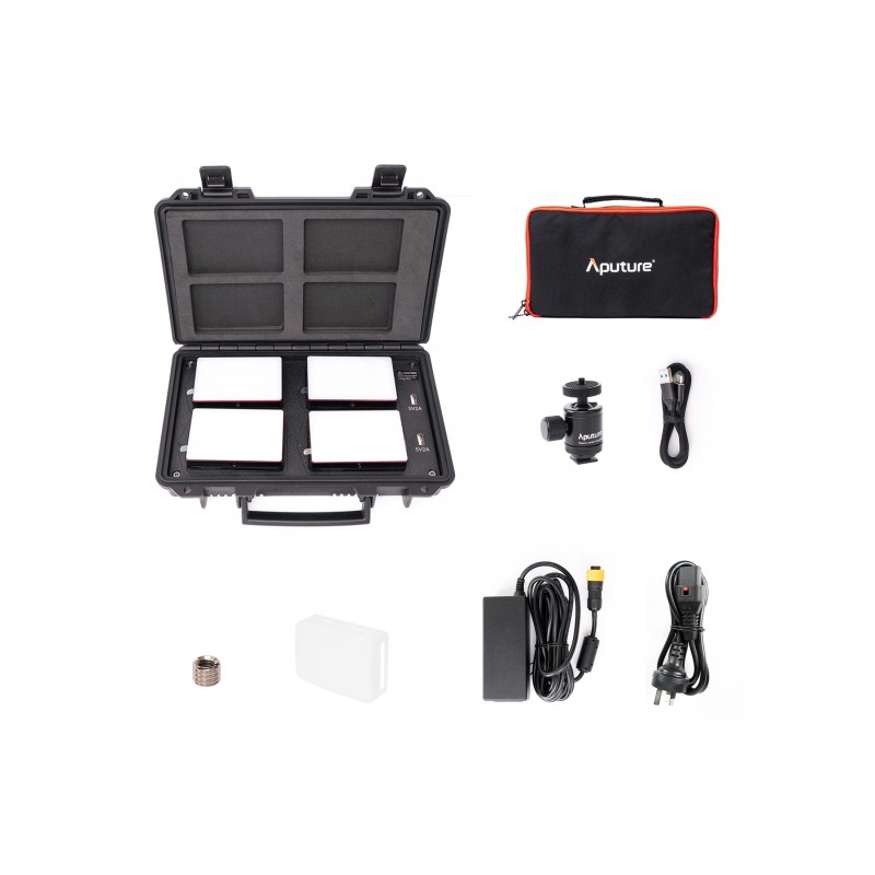 Aputure MC 4-Light Travel Kit