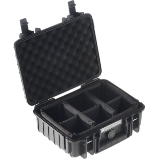B&W Outdoor Cases Type 1000 BLK RPD (divider system)