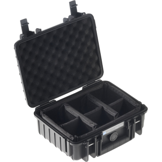 B&W Outdoor Cases Type 1000 BLK RPD (divider system) B&W Outdoor Cases Type 1000 BLK RPD (divider system)