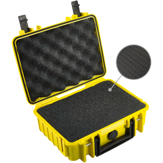 B&W Outdoor Cases Type 1000 YEL SI (pre-cut foam) B&W Outdoor Cases Type 1000 YEL SI (pre-cut foam)