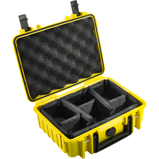 B&W Outdoor Cases Type 1000 YEL RPD (divider system) B&W Outdoor Cases Type 1000 YEL RPD (divider system)
