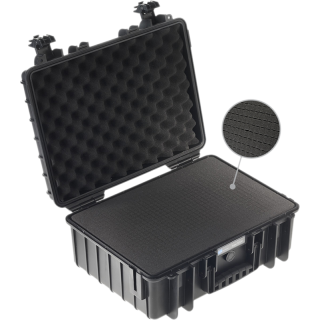 B&W Outdoor Cases Type 5000 BLK SI (pre-cut foam) B&W Outdoor Cases Type 5000 BLK SI (pre-cut foam)