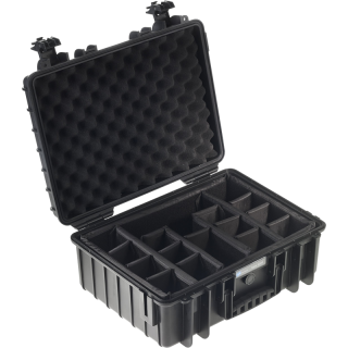 B&W Outdoor Cases Type 5000 BLK RPD (divider system) B&W Outdoor Cases Type 5000 BLK RPD (divider system)