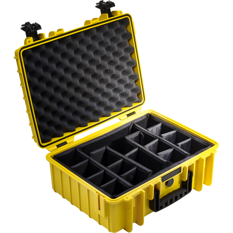 B&W Outdoor Cases Type 5000 YEL RPD (divider system)