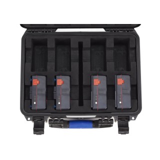 BLUESHAPE UN certified flight case for 8 mini batteries BLUESHAPE UN certified flight case for 8 mini batteries
