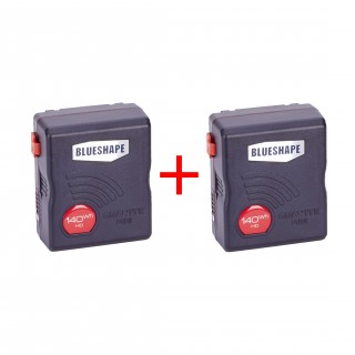 BLUESHAPE Camera Battery 3-STUD 14.4V GRANITE MINI 140Wh 2 KIT