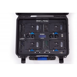 BLUESHAPE power station in RUGGED case for 4 batteries , trial voltage 14V - 28V and 48V regulated. VLOCK BLUESHAPE power station in RUGGED case for 4 batteries , trial voltage 14V - 28V and 48V regulated. VLOCK