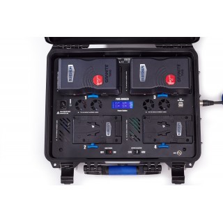 BLUESHAPE power station in RUGGED case for 4 batteries , trial voltage 14V - 28V and 48V regulated. VLOCK BLUESHAPE power station in RUGGED case for 4 batteries , trial voltage 14V - 28V and 48V regulated. VLOCK