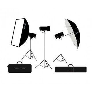Broncolor Pro Kit with 3 Stelos 800 L Broncolor Pro Kit with 3 Stelos 800 L