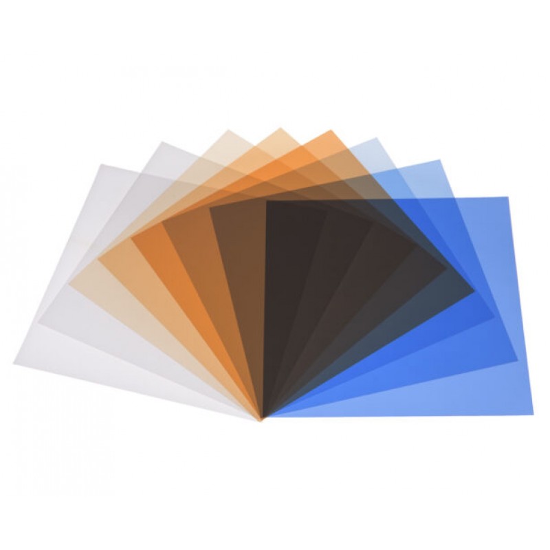 Broncolor colour correcting and diffusion filters for barn door for L40