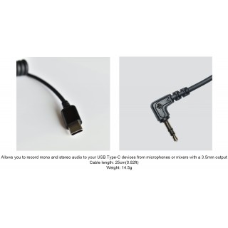 Ckmova AC-UC3 3.5mm TRS(male) to USB Type-C audio cable