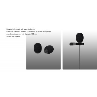 Ckmova FW-5 Foam Windscreen for Lavalier Microphone Ckmova FW-5 Foam Windscreen for Lavalier Microphone