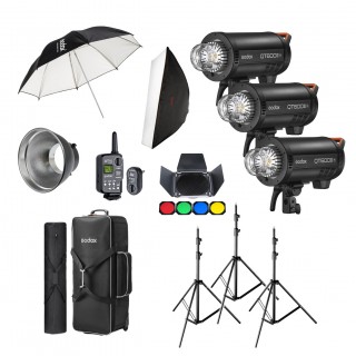 Godox QT600IIIM-D Trio Studio Kit Godox QT600IIIM-D Trio Studio Kit