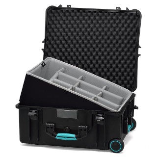 HPRC resin case HPRC2700W wheeled with second skin Black/Blue Bassano HPRC resin case HPRC2700W wheeled with second skin Black/Blue Bassano