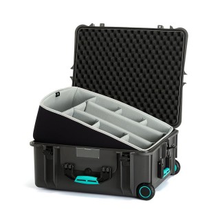 HPRC resin case HPRC2700W wheeled with second skin Gravel Grey/Blue Bassano HPRC resin case HPRC2700W wheeled with second skin Gravel Grey/Blue Bassano