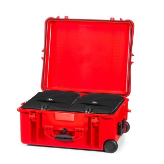 HPRC resin case HPRC2700W wheeled with second skin Red HPRC resin case HPRC2700W wheeled with second skin Red