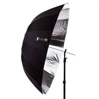Interfit Silver Parabolic Umbrella - 165cm (65″) 