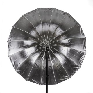 Interfit Silver Parabolic Umbrella - 165cm (65″) 