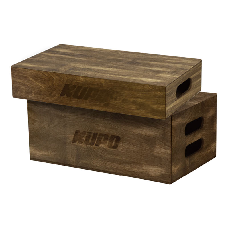 Kupo KAB-008-BST Kupo Brown Stained Apple Box- full 20"x12"x8"
