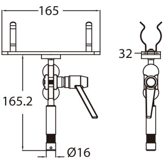 Kupo KCP-413 Kino Fluorescent Lamp Holder Kupo KCP-413 Kino Fluorescent Lamp Holder