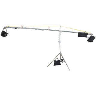 KUPO KCP-613 Single Pipe Boom Rig For Pipe 1-1/4" Sch.40 (42.4mm)-Silver KUPO KCP-613 Single Pipe Boom Rig For Pipe 1-1/4" Sch.40 (42.4mm)-Silver