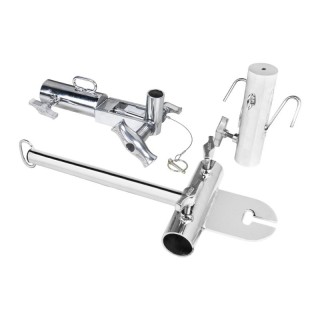 KUPO KCP-613 Single Pipe Boom Rig For Pipe 1-1/4" Sch.40 (42.4mm)-Silver KUPO KCP-613 Single Pipe Boom Rig For Pipe 1-1/4" Sch.40 (42.4mm)-Silver