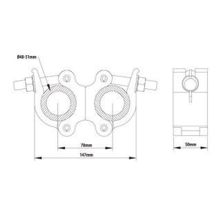 Kupo KCP-832ST SWIVEL COUPLER Kupo KCP-832ST SWIVEL COUPLER