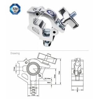 Kupo KCP-860 Nugget Coupler Silver Kupo KCP-860 Nugget Coupler Silver