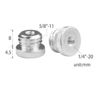 Kupo KS-904 1/4"-20 To 5/8"-11 Threaded Screw Adapter For Tripod Kupo KS-904 1/4"-20 To 5/8"-11 Threaded Screw Adapter For Tripod