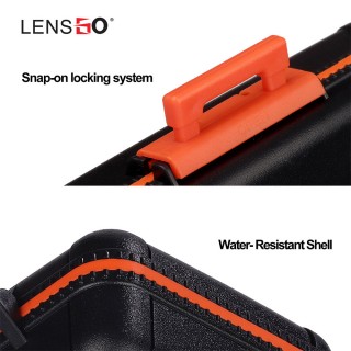 Lensgo D950 battery and card case orange