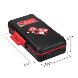 Lensgo D950 battery and card case red