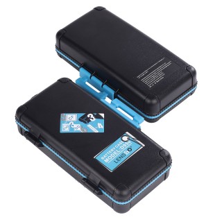 Lensgo D950 battery and card case blue