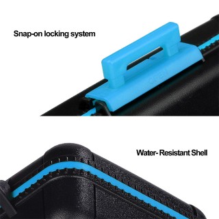 Lensgo D950 battery and card case blue