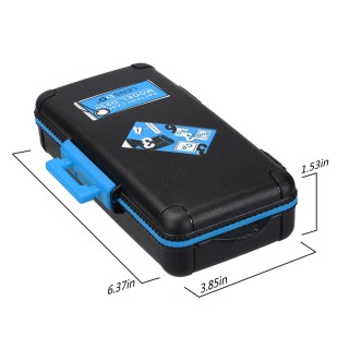Lensgo D950 battery and card case blue