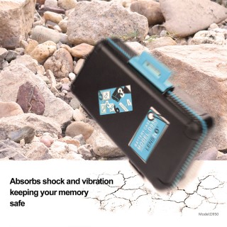 Lensgo D950 battery and card case blue
