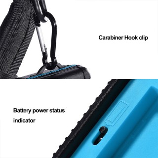 Lensgo D950 battery and card case blue
