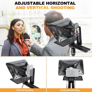 Lensgo TC12 12.9'' Teleprompter for iPad Tablet Smartphone DSLR Camera Lensgo TC12 12.9'' Teleprompter for iPad Tablet Smartphone DSLR Camera