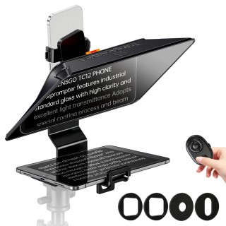 LENSGO TC12P 12.9-Inch Large Screen Teleprompter for Smartphones and Tablets