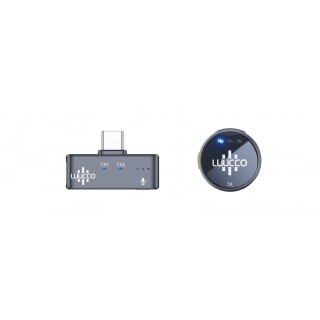 Luucco AirWave K1 USB-C wireless lavalier microphone Luucco AirWave K1 USB-C wireless lavalier microphone