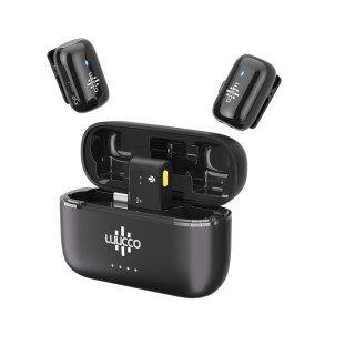 Luucco MiniPods-K2 (USB-C / Black) wireless lavalier microphone Luucco MiniPods-K2 (USB-C / Black) wireless lavalier microphone