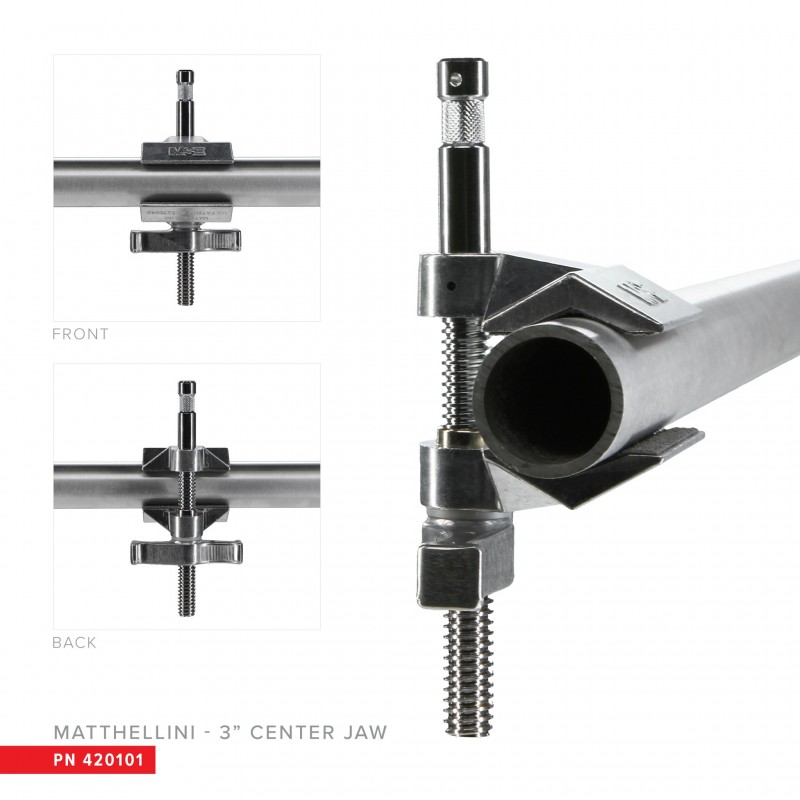 Matthews 420101 Matthellini Clamp with 3" Center Jaw
