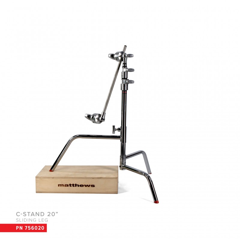Matthews 756020 20" C-STAND W/SLIDING LEG, INCLUDES GRIP HEAD & ARM
