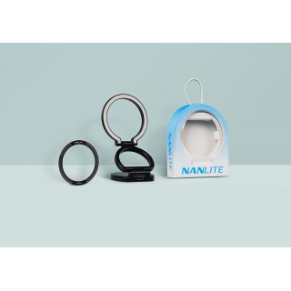 NANLITE lumo Phone Ring Light (Polar Black)