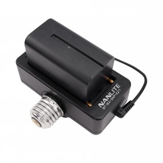 NanLite NPF Battery Adapter with E27 Head NanLite NPF Battery Adapter with E27 Head