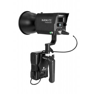 Nanlite V Mount Baterry Grip with 4 Pin XLR Connector for Forza 150/150B
