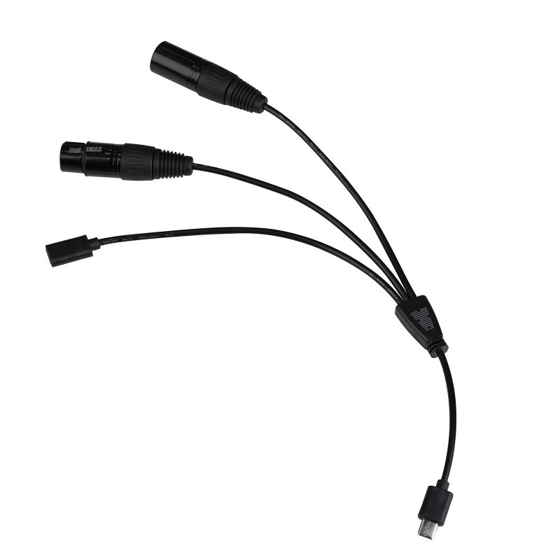 NanLite USB-C to DMX Cable Splitter